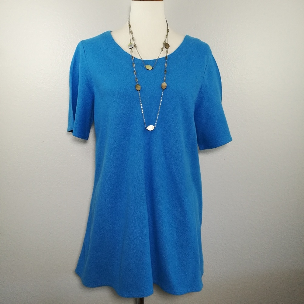 THE TOG SHOP Blue Tunic Size Large